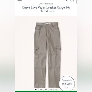 NWT Abercrombie Leather Pants